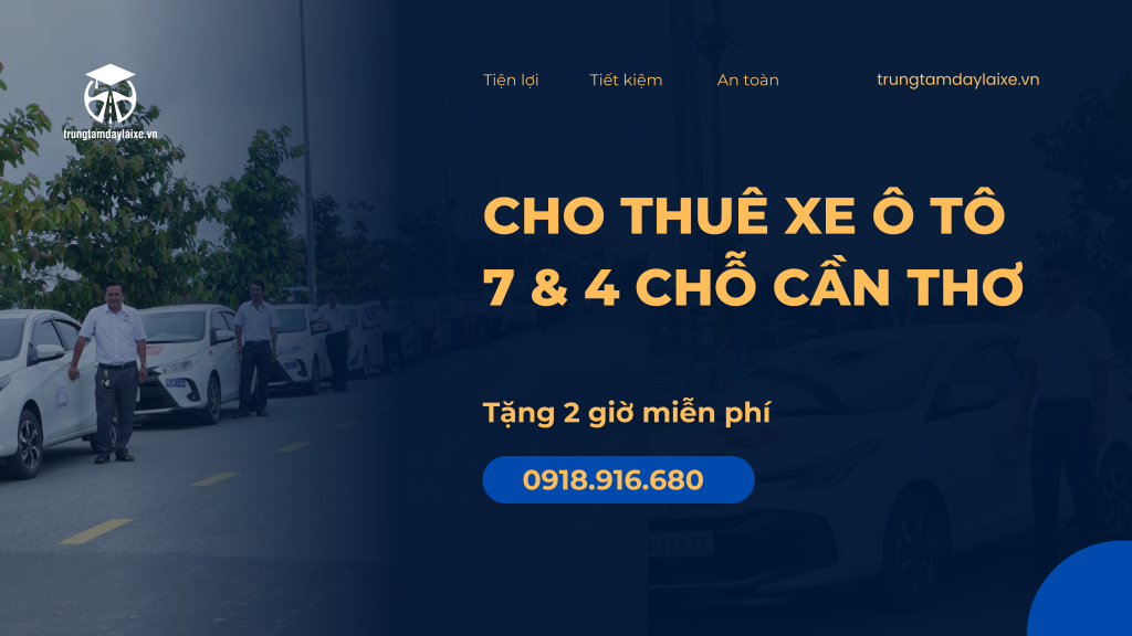 Cho thuê xe du lịch 7 chỗ Cần Thơ