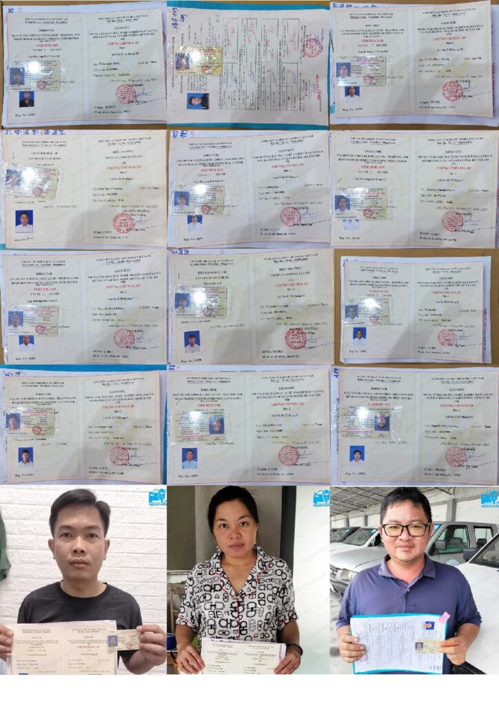 Danh sách nhận bằng giấy phép lái xe thi Sát Hạch ngày 24/03/2023 1 tong 10 pdf