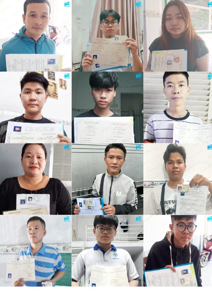 Thông báo nhận bằng lái xe đợt sát hạch 6/12/2023 2 tong 2 pdf