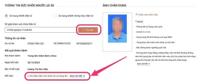 Cách đổi giấy phép lái xe online B1, B2 sang B, C1 năm 2025 3 doi-giay-phep-lai-xe-online