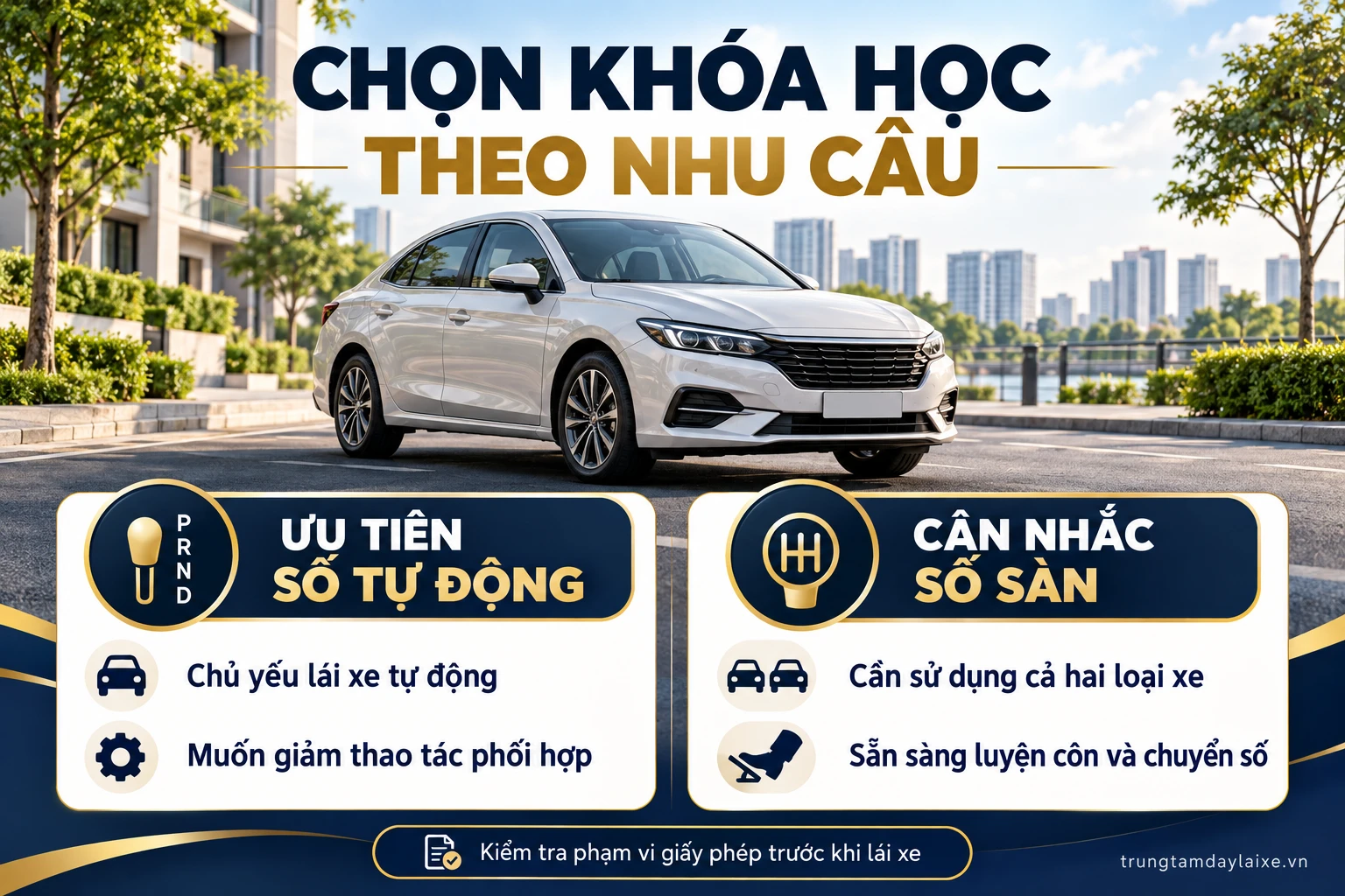 Nên học số sàn hay số tự động? 5 lưu ý quan trọng 4 Nên học số sàn hay số tự động theo nhu cầu sử dụng xe