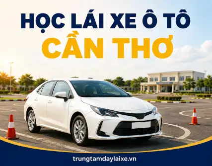 bổ túc tay lái Cần Thơ 2 Minh họa ô tô trên sân tập cho bài bổ túc tay lái Cần Thơ