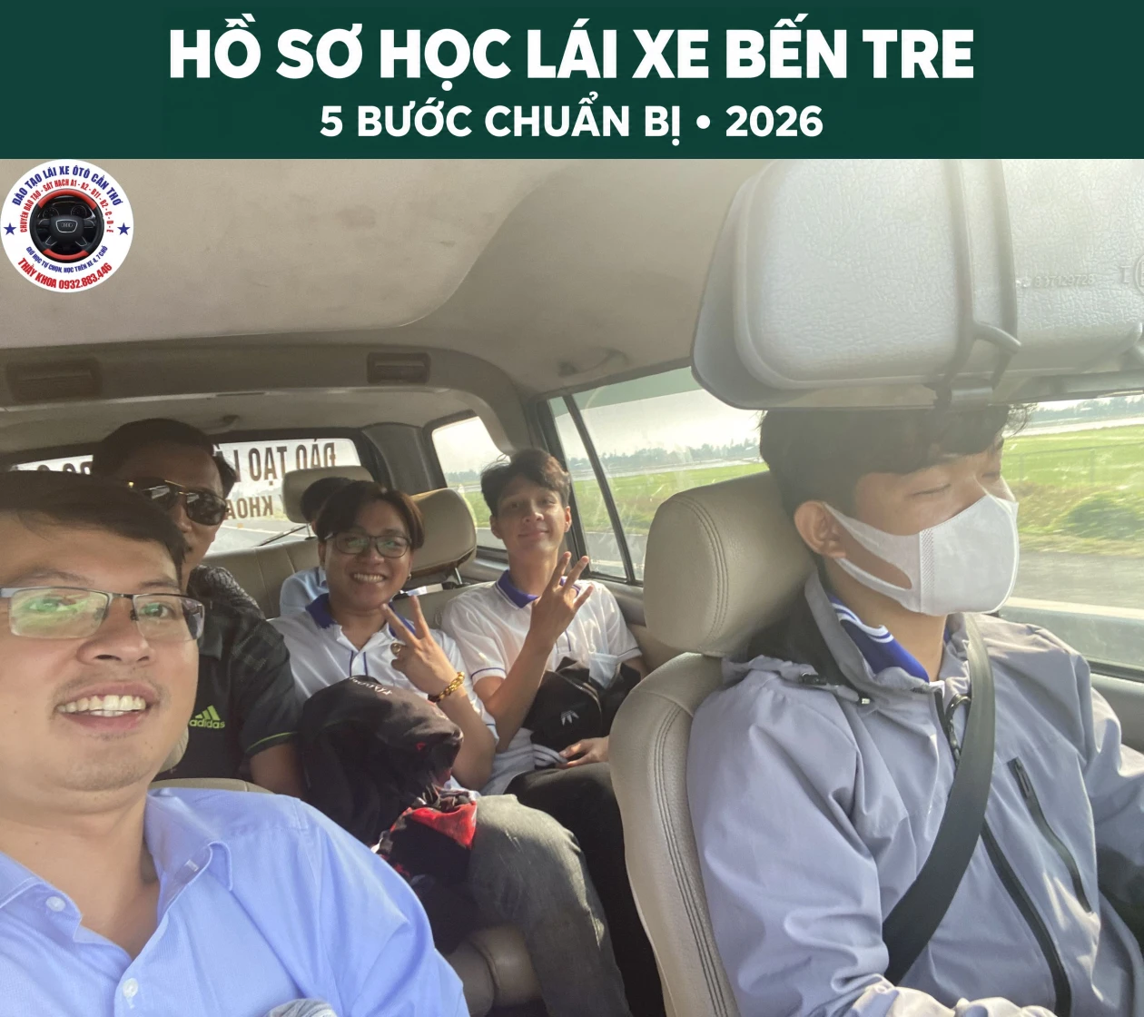 Hồ sơ học lái xe Bến Tre 2026: 5 bước chuẩn bị hiệu quả 1 Hồ sơ học lái xe Bến Tre
