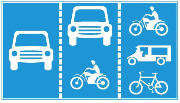 Quy chuẩn mới, hiểu biển gộp làn đường thế nào để tránh bị CSGT "phạt oan"? 4 Quy chuẩn mới, hiểu biển gộp làn đường thế nào để tránh bị CSGT
